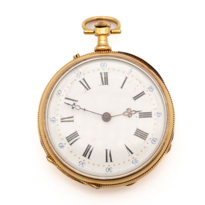 CHEVAL, collar watch in 18K yellow gold,...