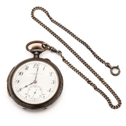 PATEK, PHILIPPE et Cie Steel gousset watch,...