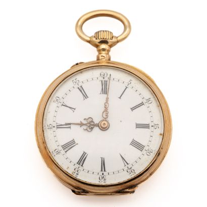 CHEVAL, collar watch in 18K yellow gold,...