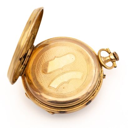 CHEVAL, collar watch in 18K yellow gold,...