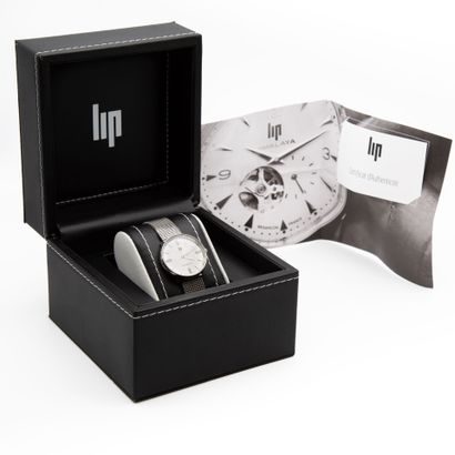 LIP. Ladies' watch, steel case and bracelet....