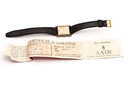 A AUGIS Swiss, 
Bracelet watch, rectangular...