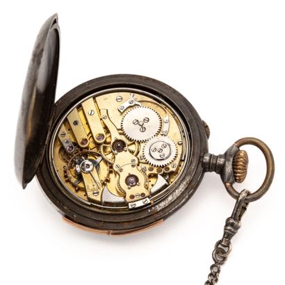 PATEK, PHILIPPE et Cie Steel gousset watch,...