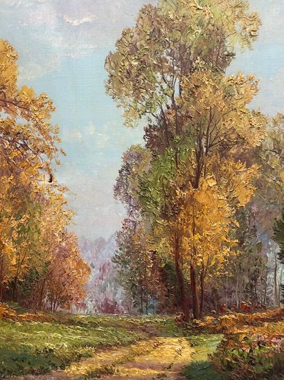 Régis MORELL (20ème)
Chemin
huile sur toile...