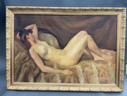 LAFARGUE
Nu allongé
huile sur toile signée...