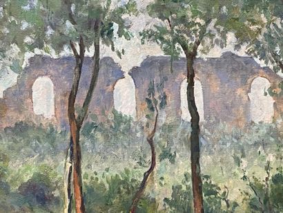 Luc BELIN (1878-1959)
Vue de l'acqueduc de...