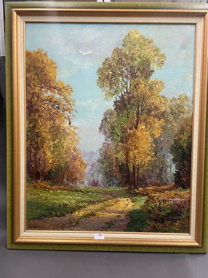 Régis MORELL (20ème)
Chemin
huile sur toile...