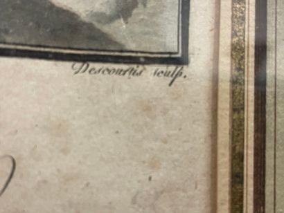 D'après C WALF, gravé par DESCOURTIS
Le glacier...