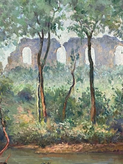 Luc BELIN (1878-1959)
Vue de l'acqueduc de...