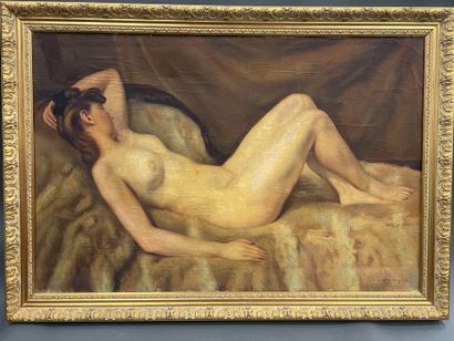 LAFARGUE
Nu allongé
huile sur toile signée...