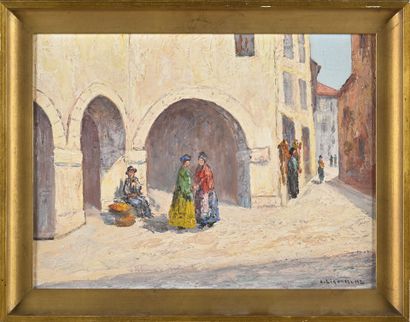 Claude LIGONESCHE (1881-1949)
Village de...