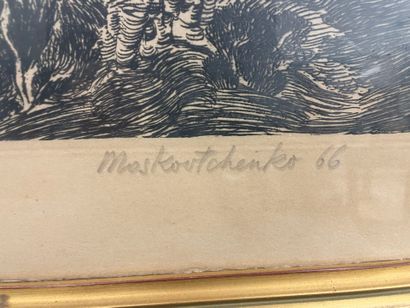 MASKOUTCHENKO
Paysage
Lithographie numérotée,...