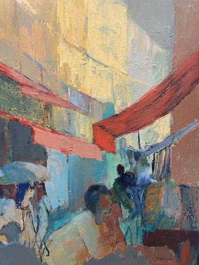 Martine MANDRILLON
Sans titre
huile sur toile,...