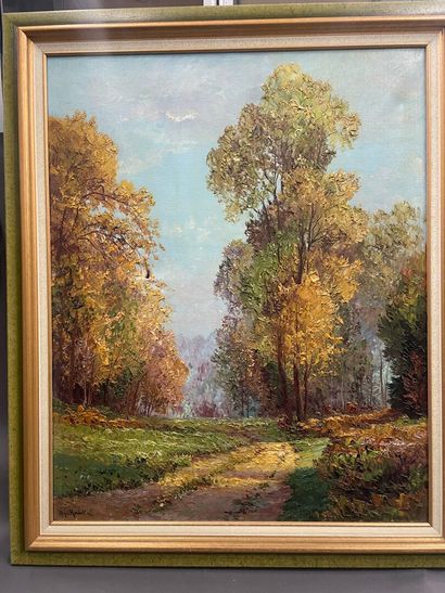 Régis MORELL (20ème)
Chemin
huile sur toile...