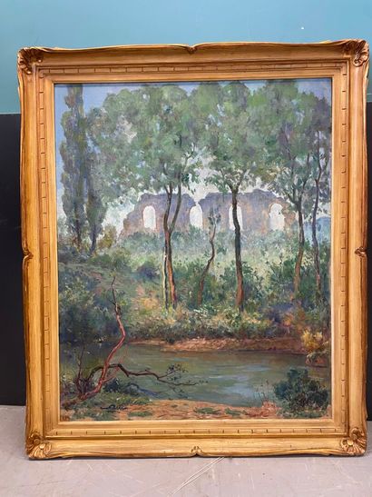 Luc BELIN (1878-1959)
Vue de l'acqueduc de...
