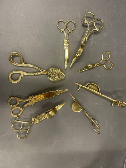 Trois mouchettes en acier 18ème siècle