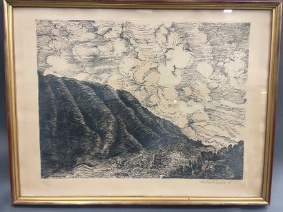 MASKOUTCHENKO
Paysage
Lithographie numérotée,...