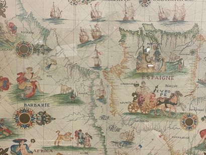 Fac similie de carte de l'ESpagne Epoque...