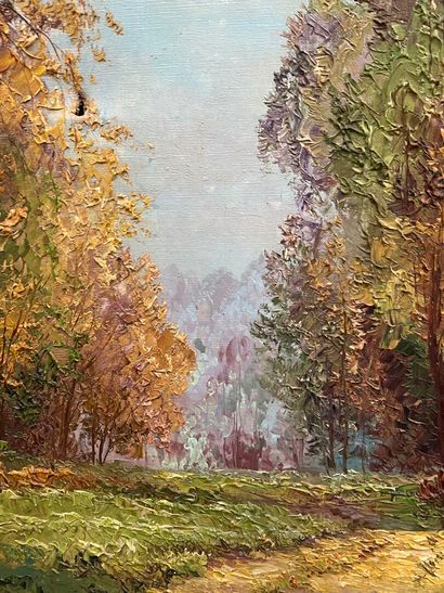 Régis MORELL (20ème)
Chemin
huile sur toile...