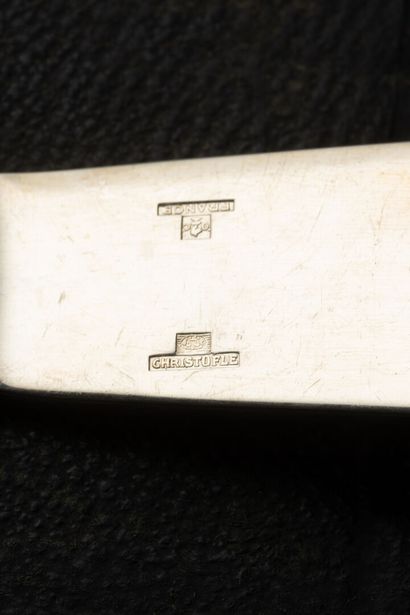 CHRISTOFLE 
Ménagère de couverts à poisson...