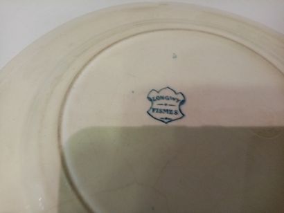 LONGWY, partie de service en porcelaine de...