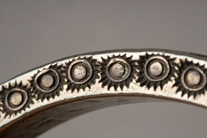 Bracelet d'esclave en argent (bas tritre)...