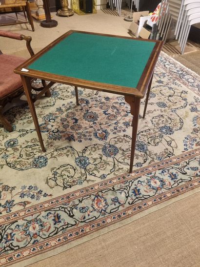 Table de bridge en pitch pin
H : 71 cm -...