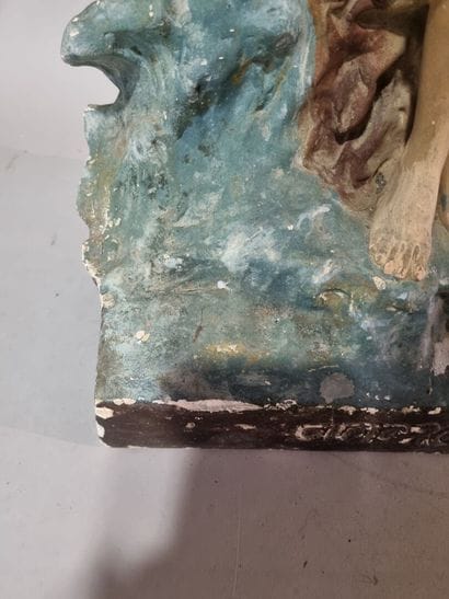 Andromède 
Sujet en plâtre polychrome représentant...
