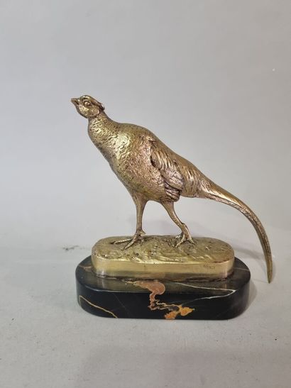 Alfred JACQUEMART (1824-1896)
Faisan en bronze...