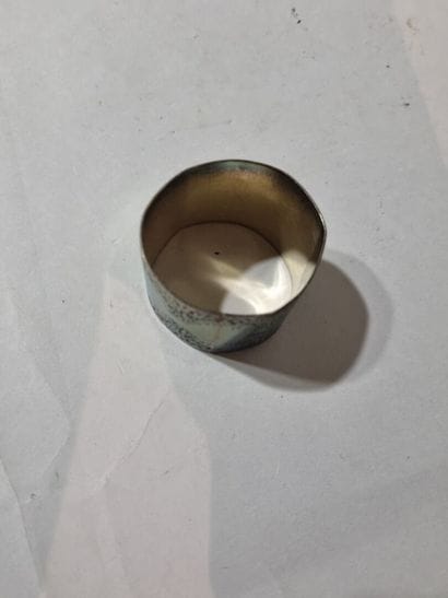 Rond de serviette en argent, poinçon MINERVE...