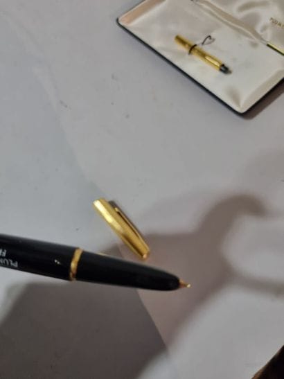 Stylo-plume WATERMAN ( plume en or ) dans...