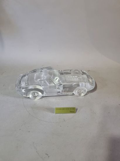 DAUM France 
Ferrari 250 GTO en cristal moulé...