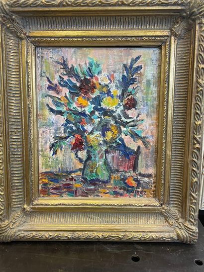 MAXENCE
Bouquette de fleurs
Huile sur toile,...