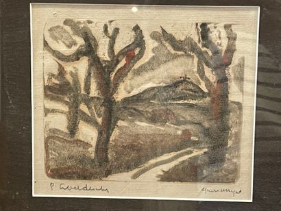 Pierre COMBET DESCOMBES (1885-1966)
Arbres...