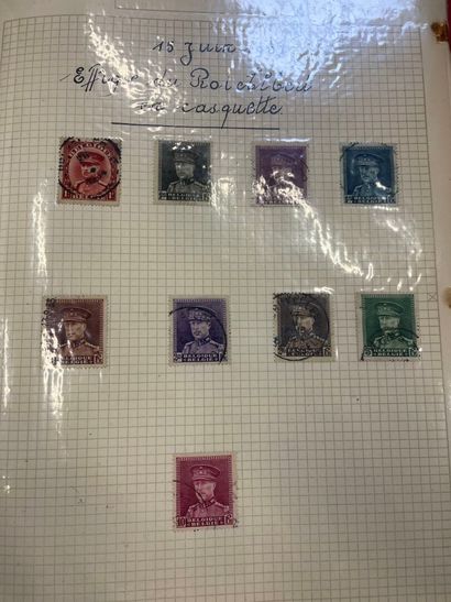 7 albums de timbres 
France, Europe et Monde...