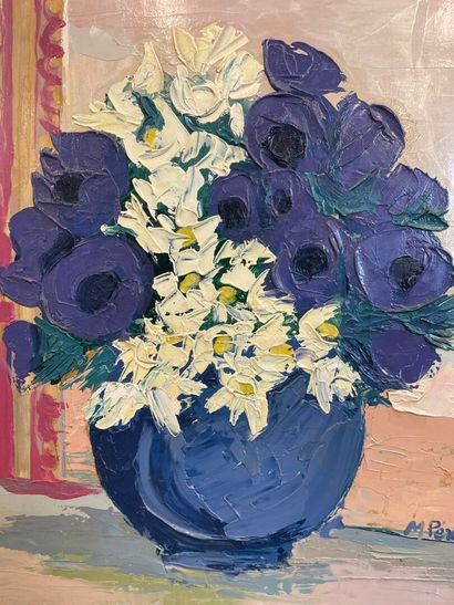 Mireille PERA
Bouquet de fleurs dans vase...