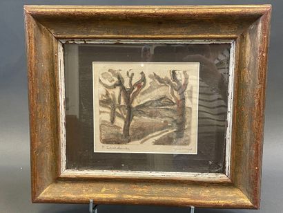Pierre COMBET DESCOMBES (1885-1966)
Arbres...