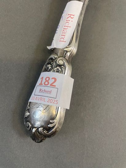 Pince à gigot en argent fourré