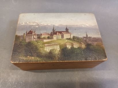 Editions MACK à Lausanne,
Petite boite en...