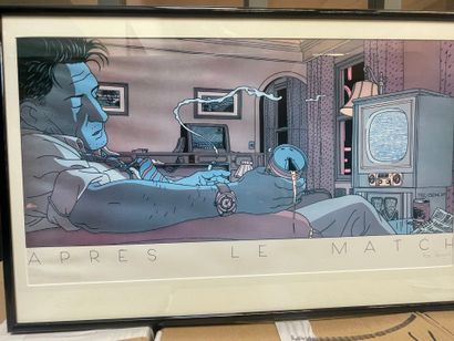 Ted BENOIT 
Après le match tirage 
Lithographie
38...