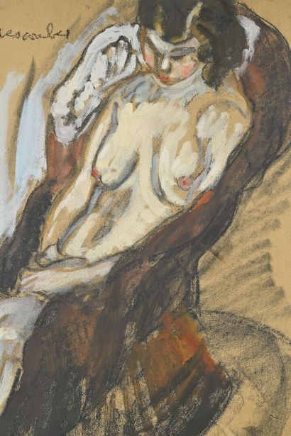 Pierre COMBET-DESCOMBES (1885-1966)
Nu assis...