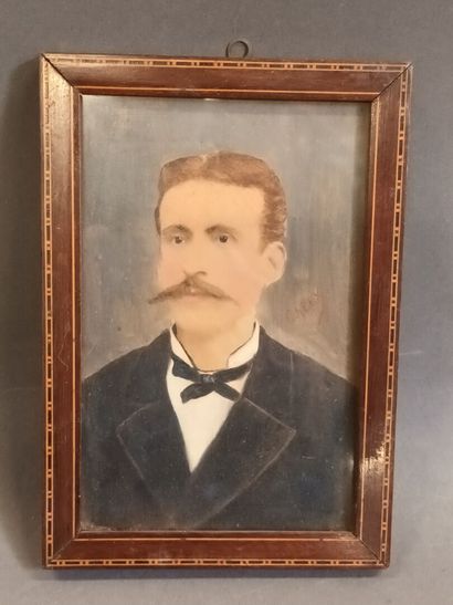 G. ALEX,
Portrait d'homme fin XIXe - début...