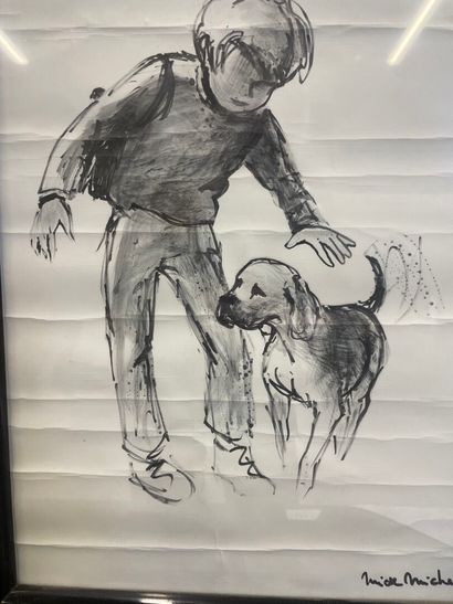 Mick MICHEL
Gamin de Paris
Dessin au feutre...