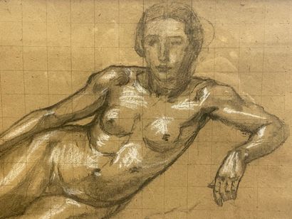 Maurice TÊTE (1880-1948)
Academie de femme,...