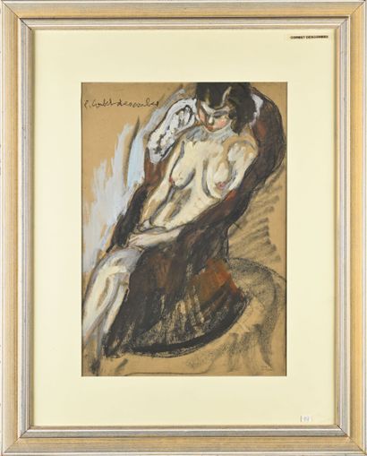 Pierre COMBET-DESCOMBES (1885-1966)
Nu assis...