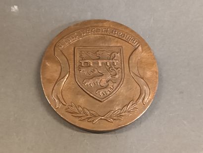COUTRE, médaille en bronze à l'éffigie d'Anne...