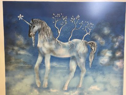 D'après Salvador DALI
Licorne
Lithographie...