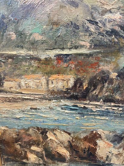 Lucien ANCEL (1914-1985)
Vue du Fort de Porto...