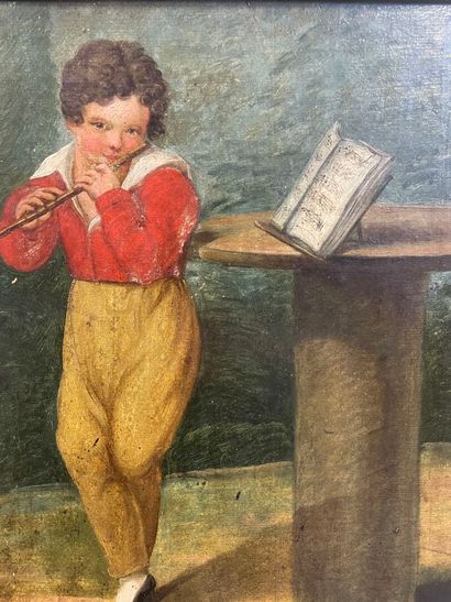 Le joueur de flute traversière
Huile sur...