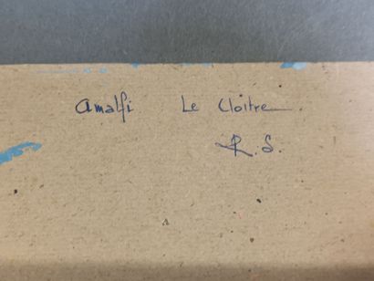 [ITALIE]
Le cloitre du couvent de Luna Convento...